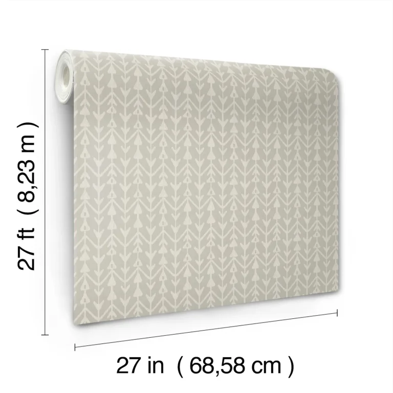 Martigue Stripe Wallpaper - Grey — Ảnh 3