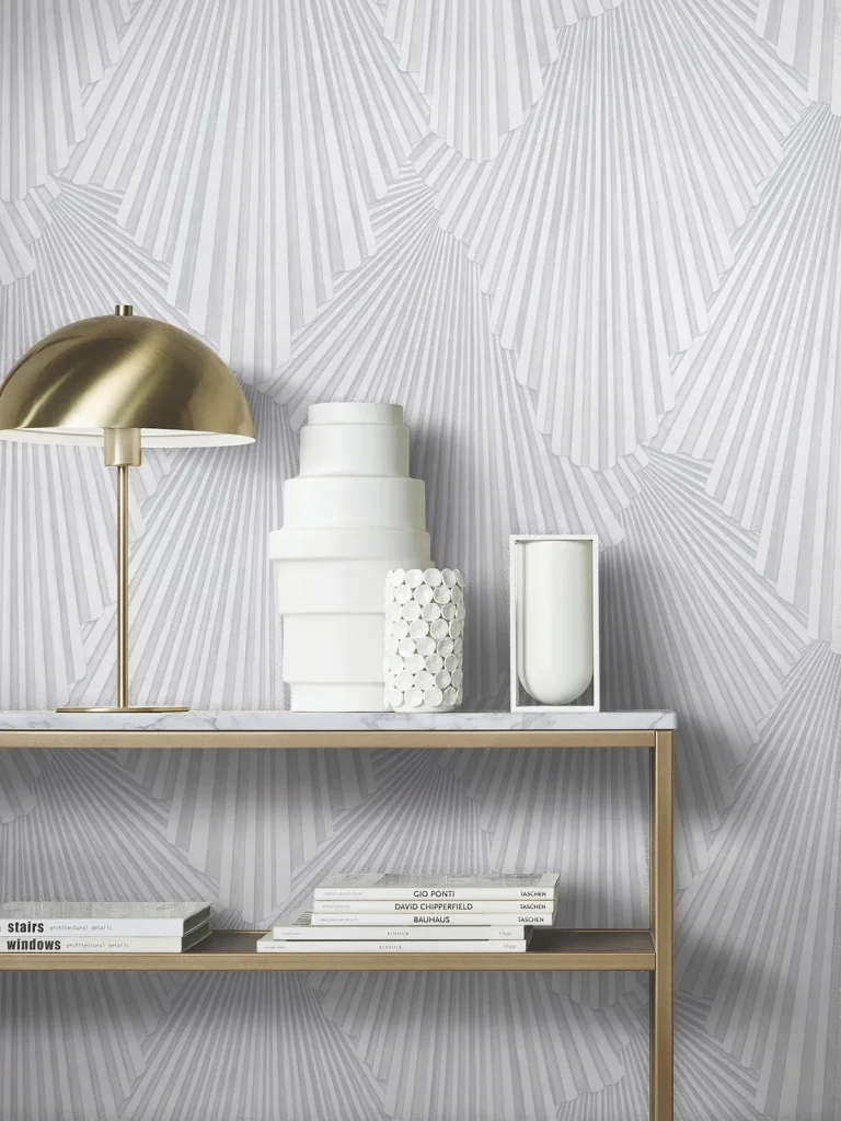 Lumiere Deco Geo Wallpaper - Off-White — Ảnh 4