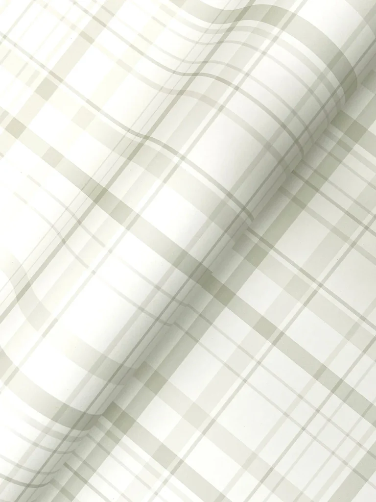 Chesapeake Burgess Plaid Wallpaper - Light Green — Ảnh 7