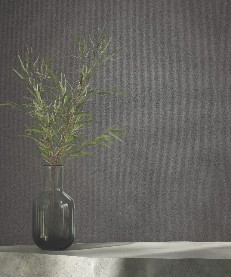 Glistening Quartz Beaded Wallpaper - Charcoal — Ảnh 2