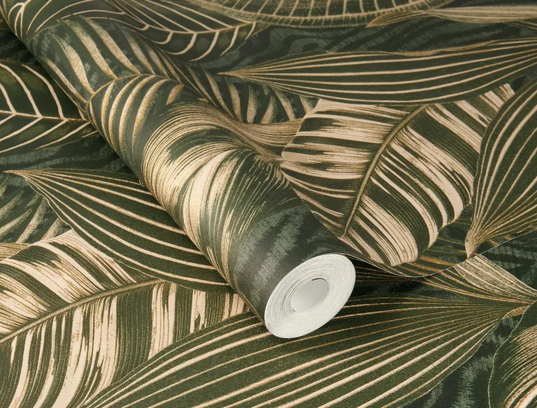 Acacius Tropical Foliage Wallpaper - Dark Green — Ảnh 6