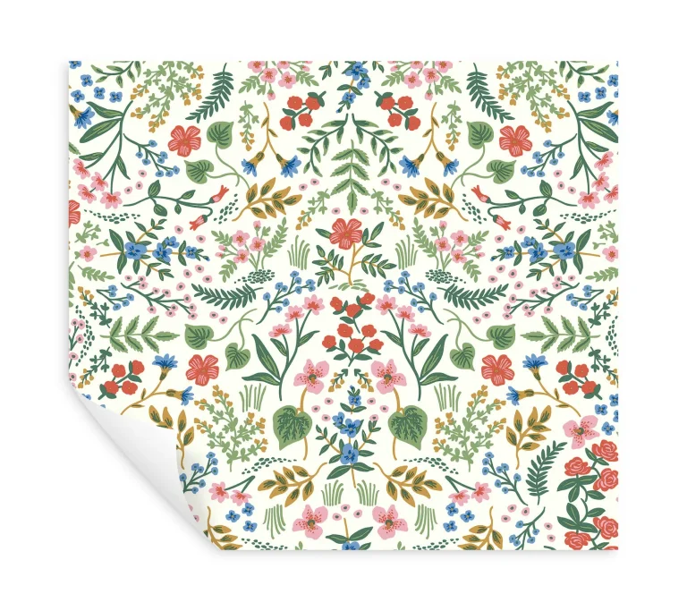 Rifle Paper Co. Wildwood Peel and Stick Wallpaper - Rose — Ảnh 3