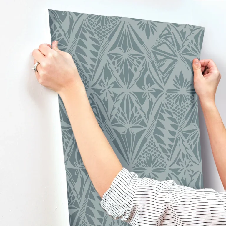 Urbane Diamonds Wallpaper - Denim — Ảnh 3