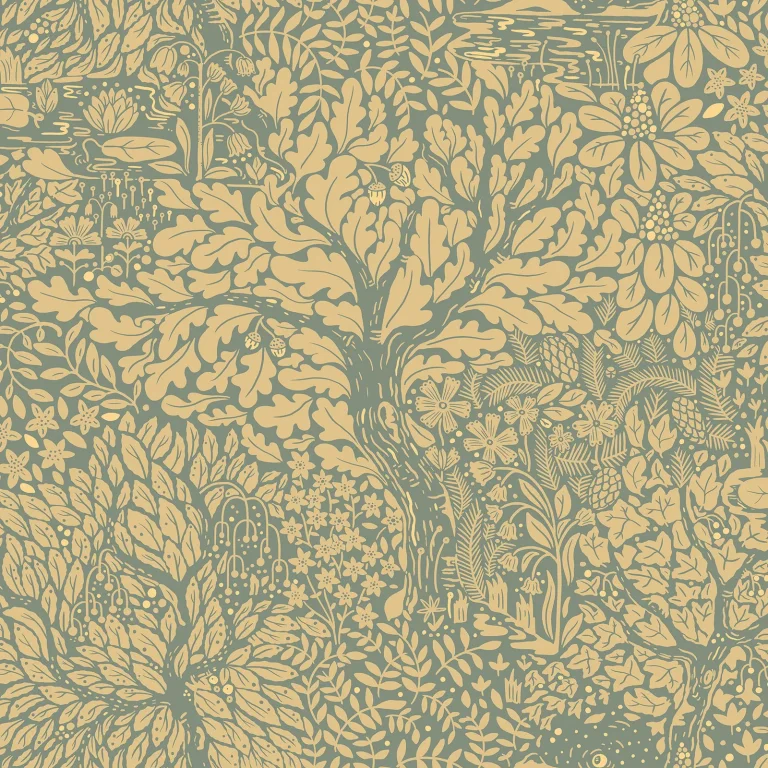 Olle Forest Sanctuary Wallpaper - Yellow — Ảnh 3