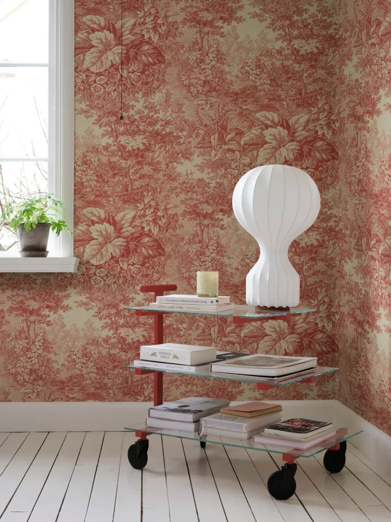 Forest Toile, Red — Ảnh 3