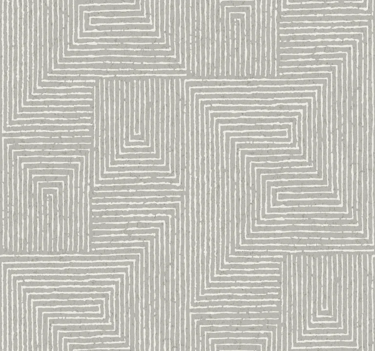 Mortenson Geometric Wallpaper - Dove — Ảnh 3