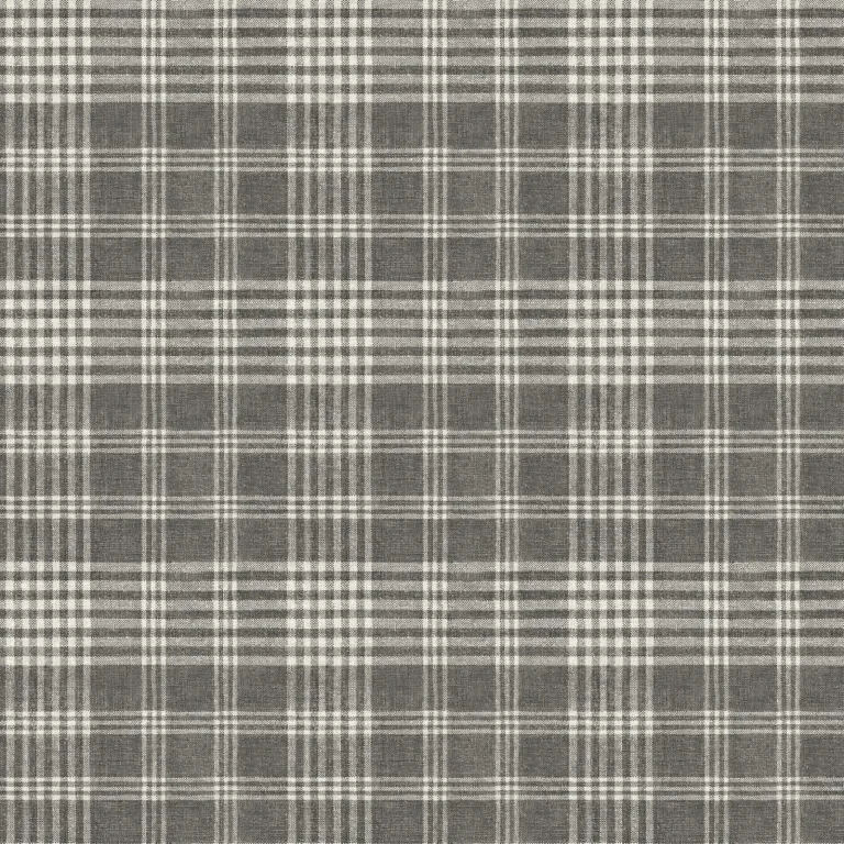 Chesapeake Perry Plaid Wallpaper - Black — Ảnh 3