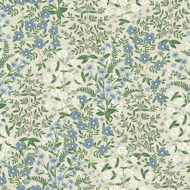 Rifle Paper Co. Wildwood Garden Wallpaper - Linen — Ảnh 4