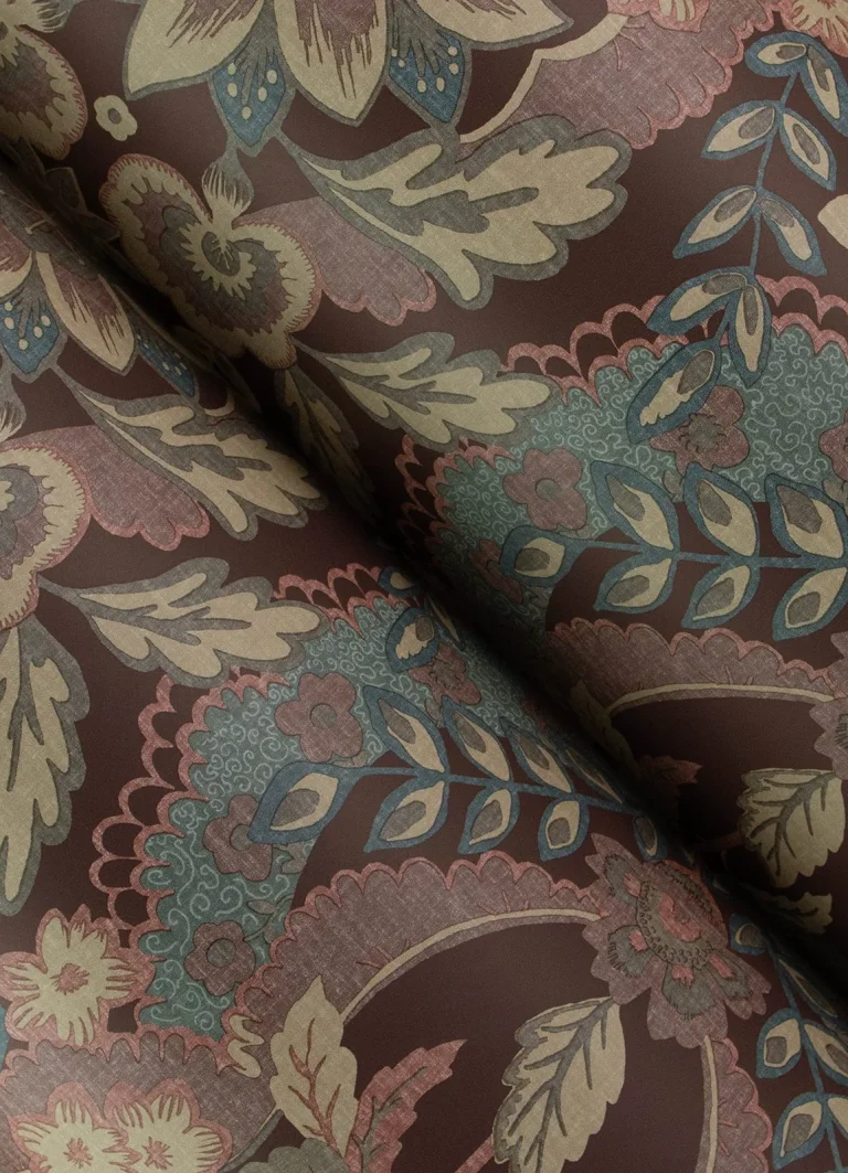 Chris Loves Julia Collins Damask Wallpaper - Plum — Ảnh 6