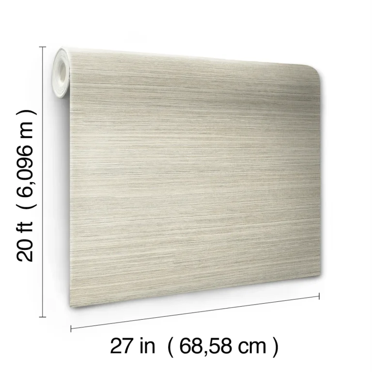 Cattail Weave Peel and Stick Wallpaper - Natural — Ảnh 4