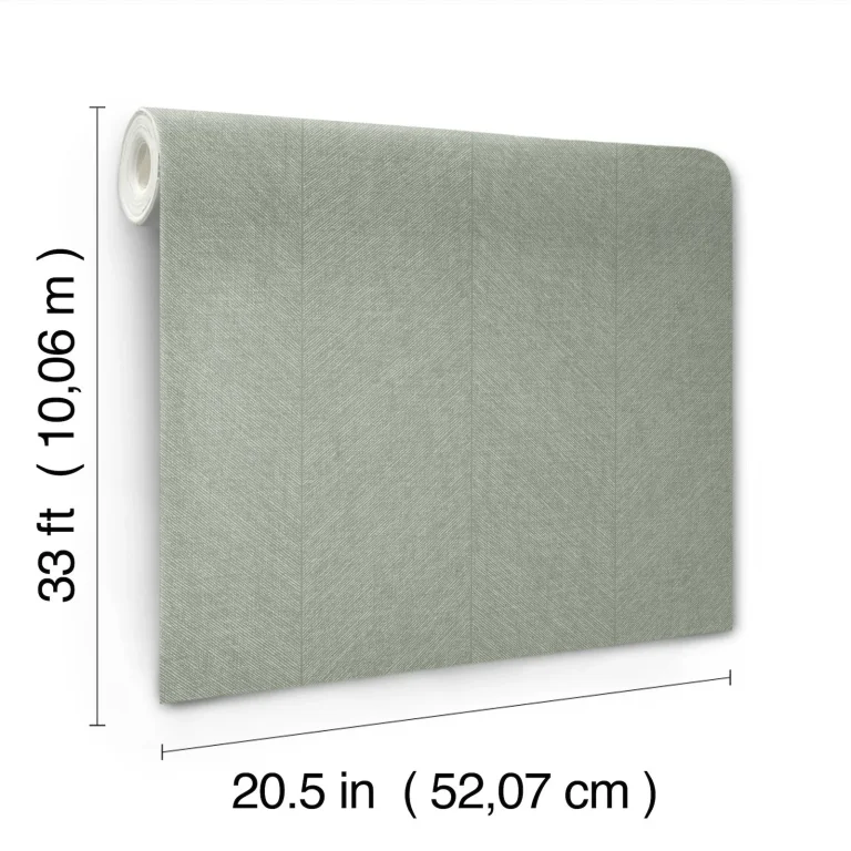 Kallam Chevron Wallpaper - Sage — Ảnh 2