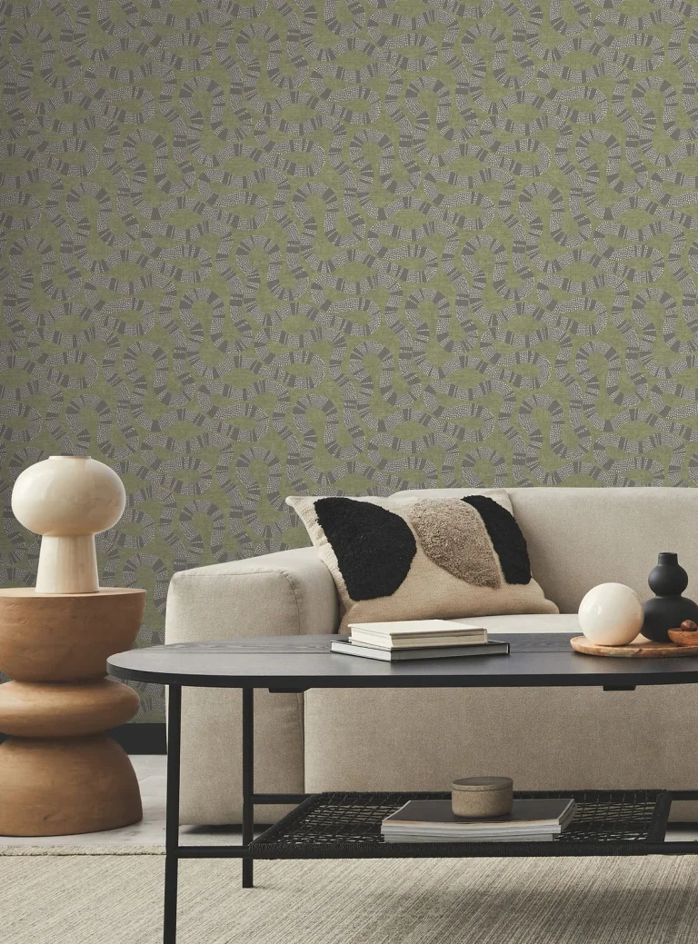 Ophidia Wallpaper - Olive — Image 4