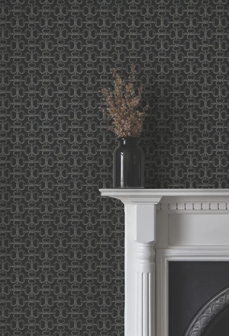Ronald Redding Polo Horse Bits Wallpaper - Black — Ảnh 5