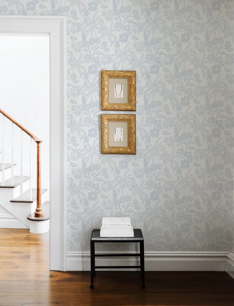 Jacaranda Tropical Trail Wallpaper - Light Blue — Ảnh 6
