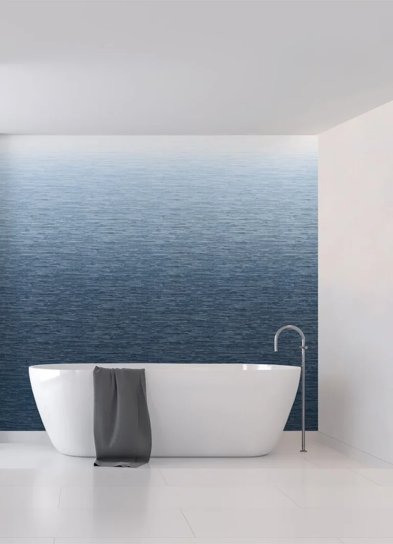Into the Deep Ombre Wall Mural - Dark Blue — Ảnh 2