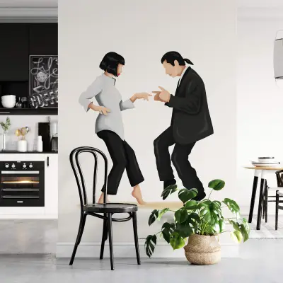Pulp Fiction - Wall Mural 5511 - 4 Panel - 192cm x 260cm