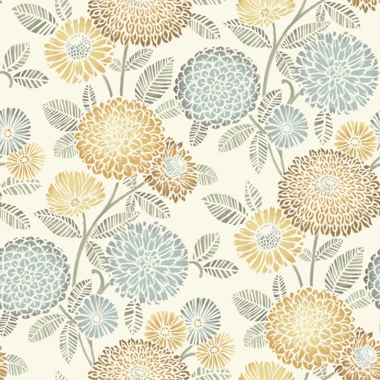 Chesapeake Zalipie Floral Trail Wallpaper - Apricot — Ảnh 5