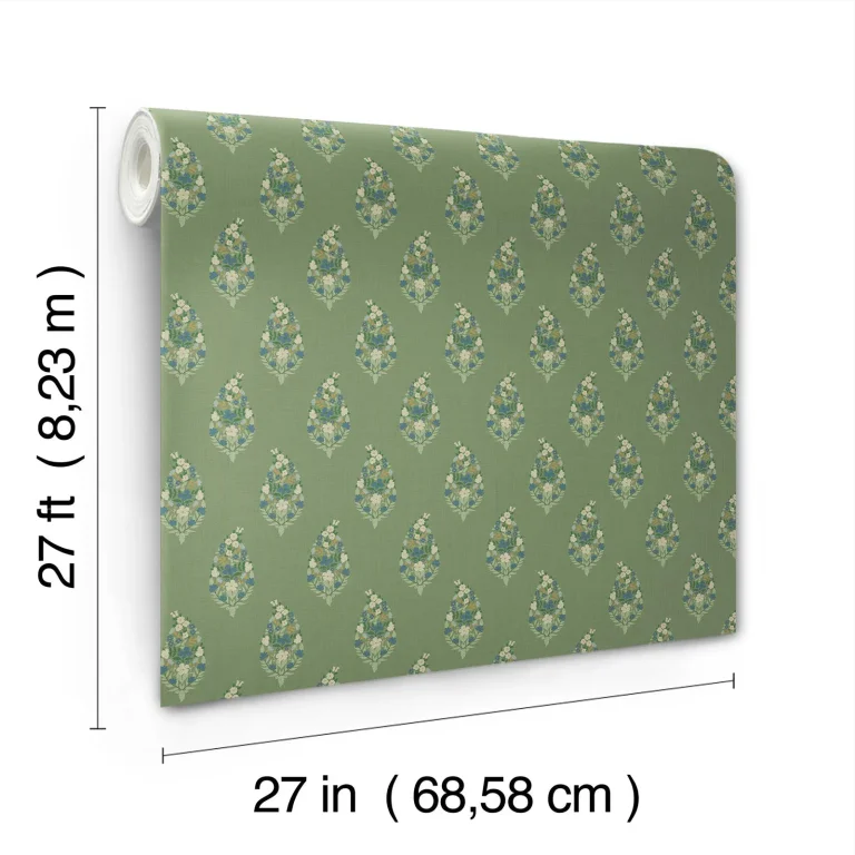 Rifle Paper Co. Paisley Wallpaper - Green — Ảnh 7
