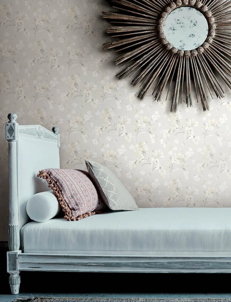Chesapeake Azalea Floral Branches Wallpaper - Neutral — Ảnh 2