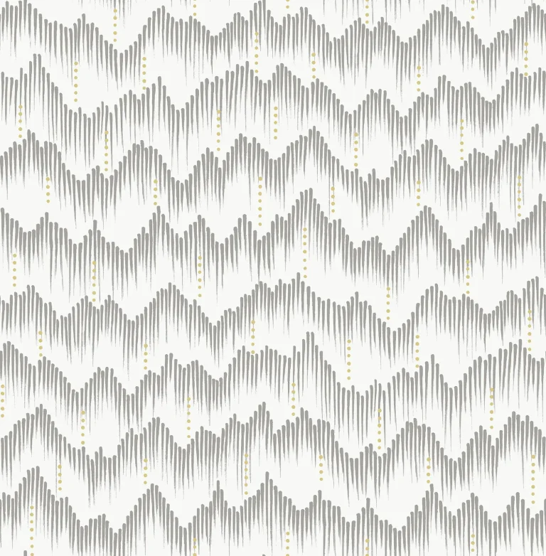 Holmby Brushstroke Zigzag Wallpaper - Grey — Ảnh 4