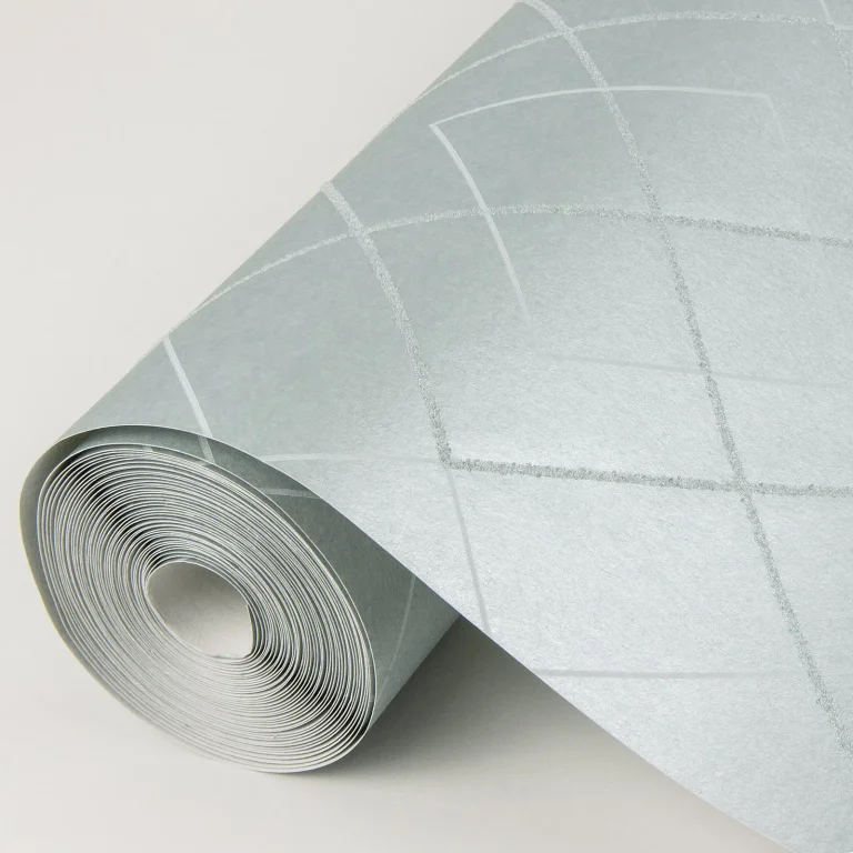 Ballard Geometric Wallpaper - Light Blue — Ảnh 4