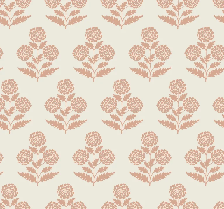 Souci Marigolds Wallpaper - Rose — Image 5