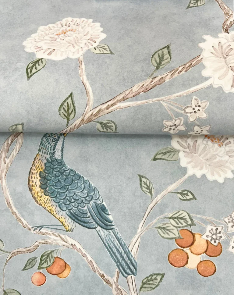 Wellesley Chinoiserie Wallpaper - Blue — Ảnh 3