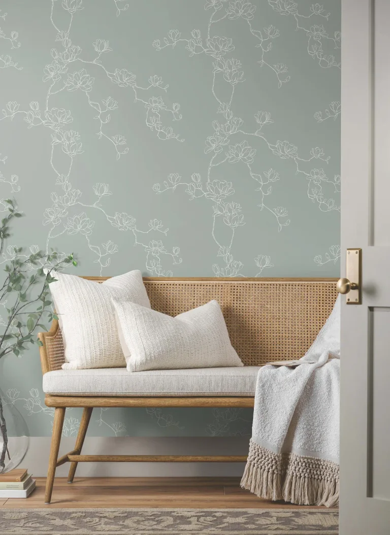 Magnolia Home Magnolia Branches Wallpaper - Eucalyptus — Ảnh 3
