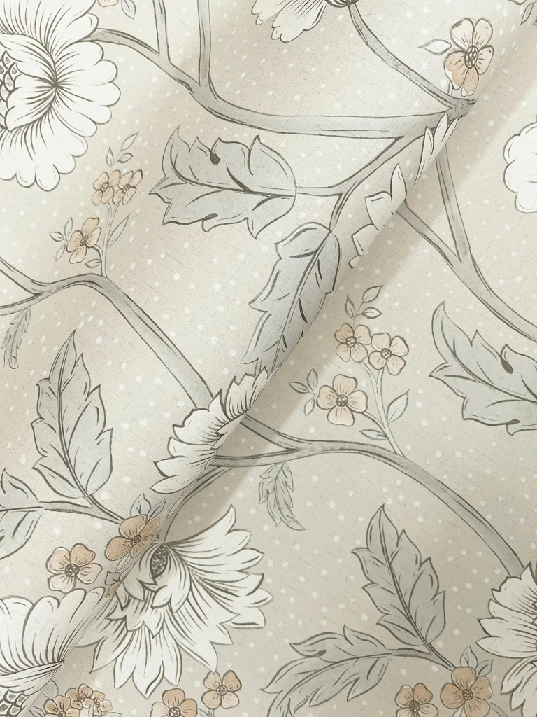 Chesapeake Hazel Floral Trail Wallpaper - Taupe — Ảnh 2
