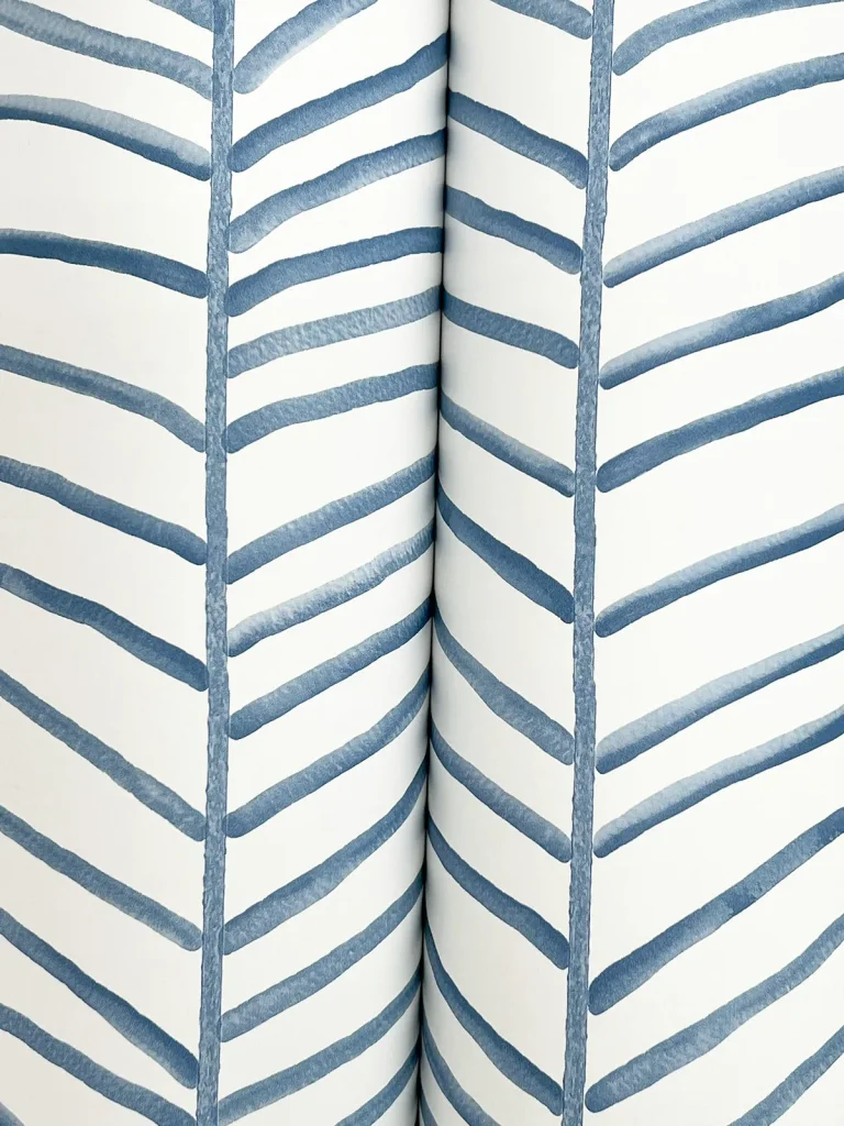 Cascade Palm Chevron Wallpaper - Sea — Image 7
