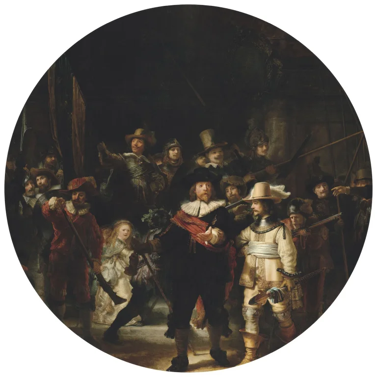 Rembrandt - The Night Watch - Wall Mural 5541 - 8 Panel - 384cm x 260cm — Ảnh 4