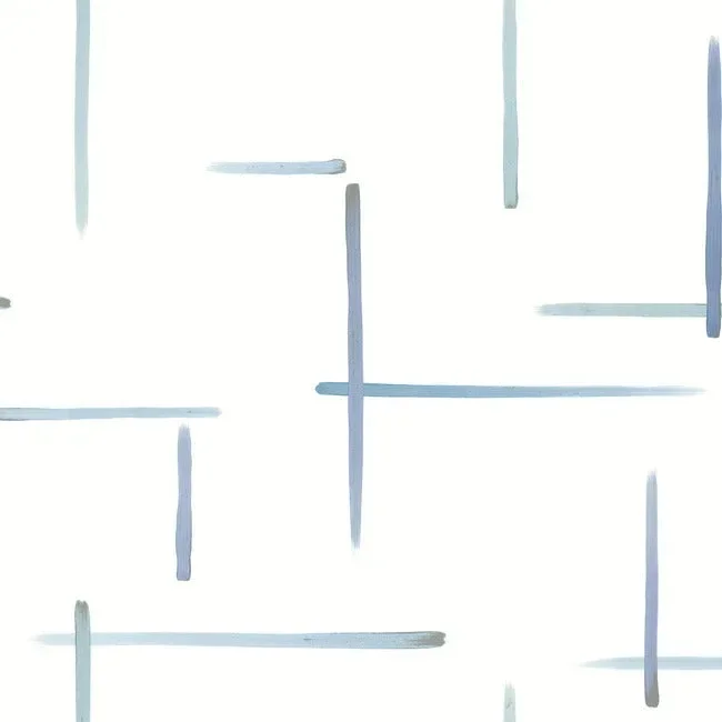Gilded Sumi-E Wallpaper - Blue/Glint — Ảnh 5