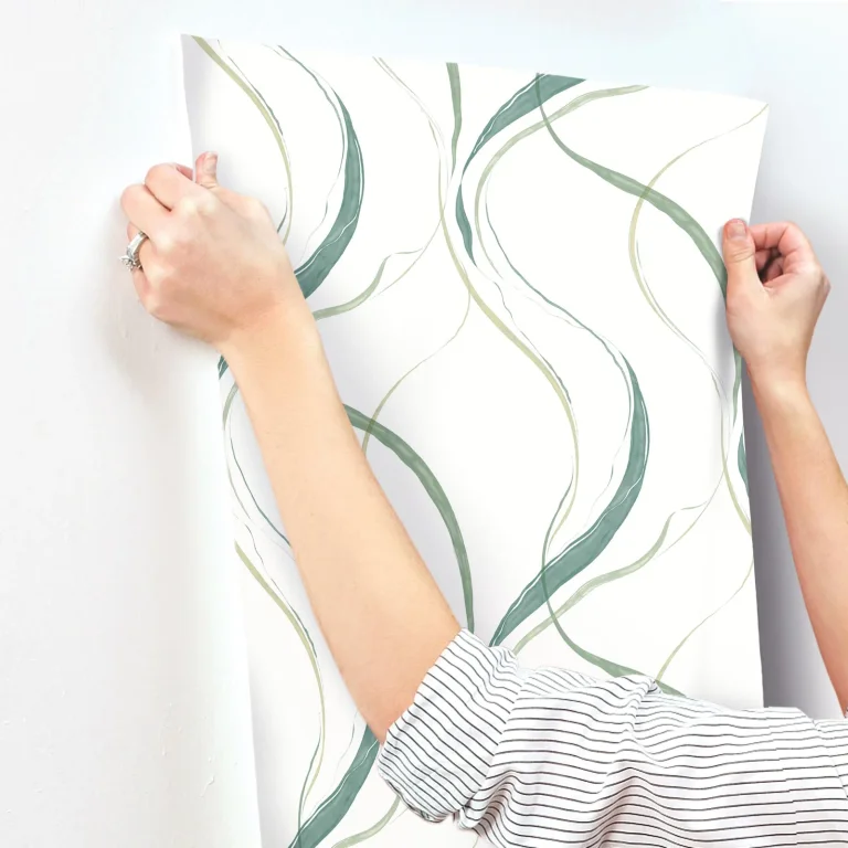 Ink Flow Wallpaper - Green — Image 5