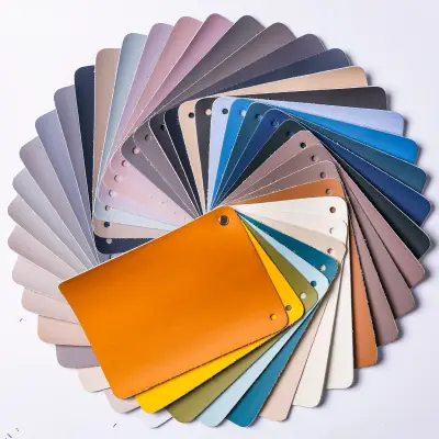Da microfiber Milan Leather Sample Book QMMILAN