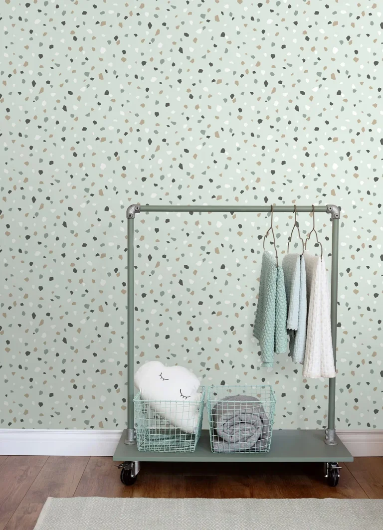 Chesapeake Ona Terrazzo Wallpaper - Mint — Image 7