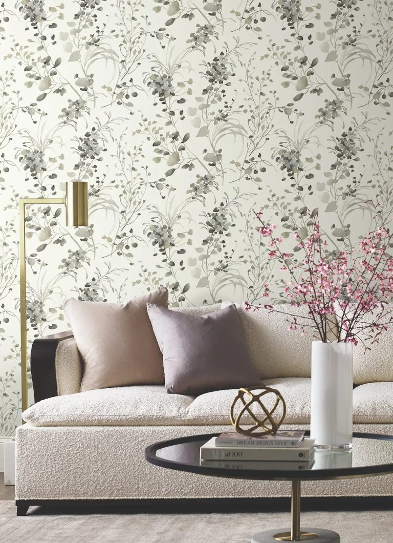 Candice Olson Spring Whispers Wallpaper - Charcoal — Ảnh 4