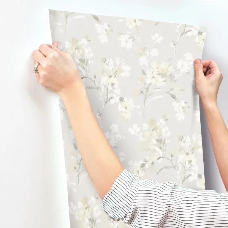 Chesapeake Azalea Floral Branches Wallpaper - Neutral — Ảnh 7