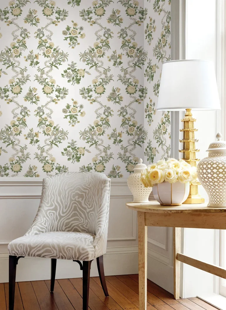 Genevieve Floral Trail Wallpaper - Butter — Ảnh 4