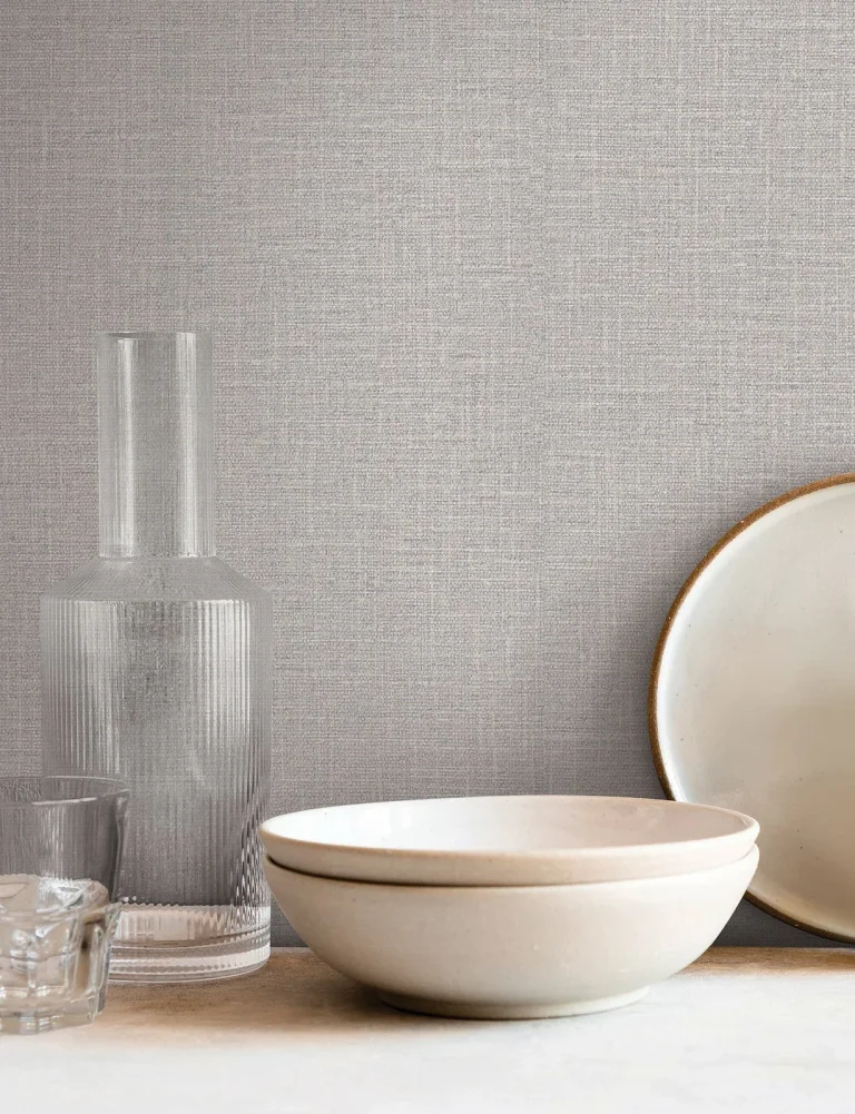 Loom Wallpaper - Dove Grey — Image 6