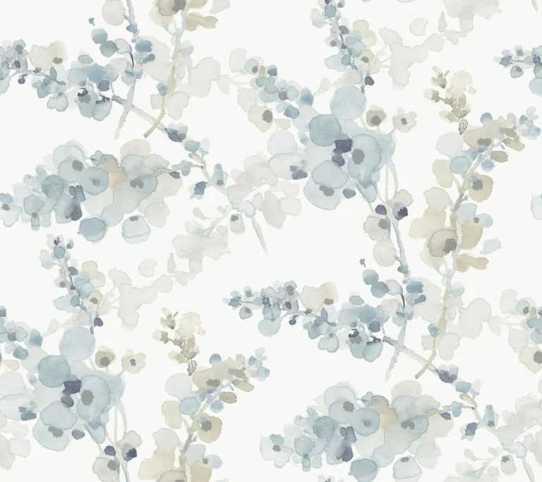 Candice Olson Blossom Fling Wallpaper - Blue — Ảnh 5
