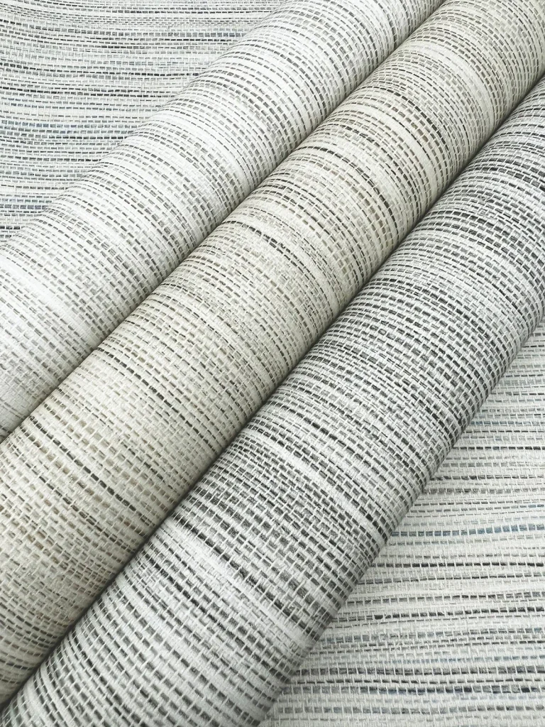 Cattail Weave Peel and Stick Wallpaper - Blue — Ảnh 2