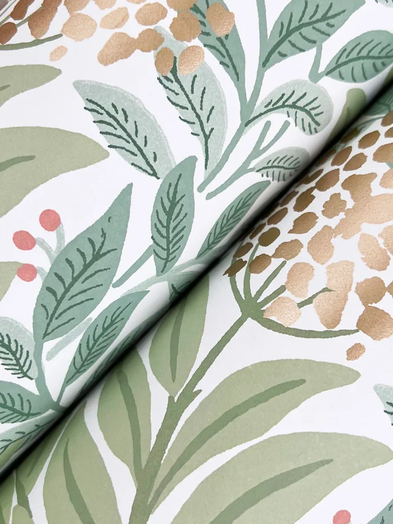 Rifle Paper Co. Highgrove Wallpaper - White — Ảnh 4