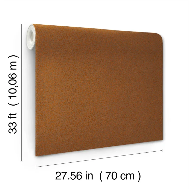 Hudson Hammered Metal Wallpaper - Copper — Ảnh 2