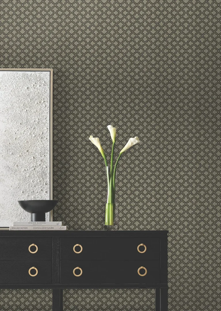 Candice Olson Uptown Glam Wallpaper - Black & Gold — Ảnh 4