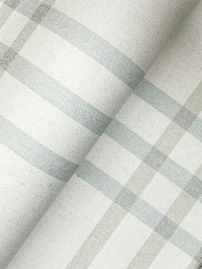 Chesapeake Fletcher Plaid Wallpaper - Aqua — Ảnh 2