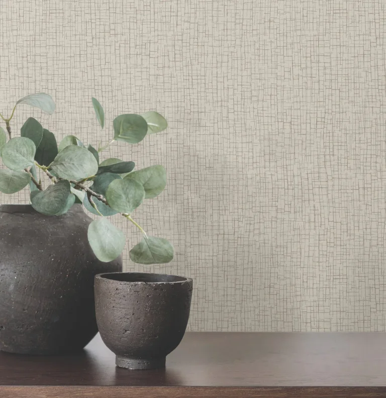 Aden Linear Abstract Wallpaper - Taupe — Ảnh 3