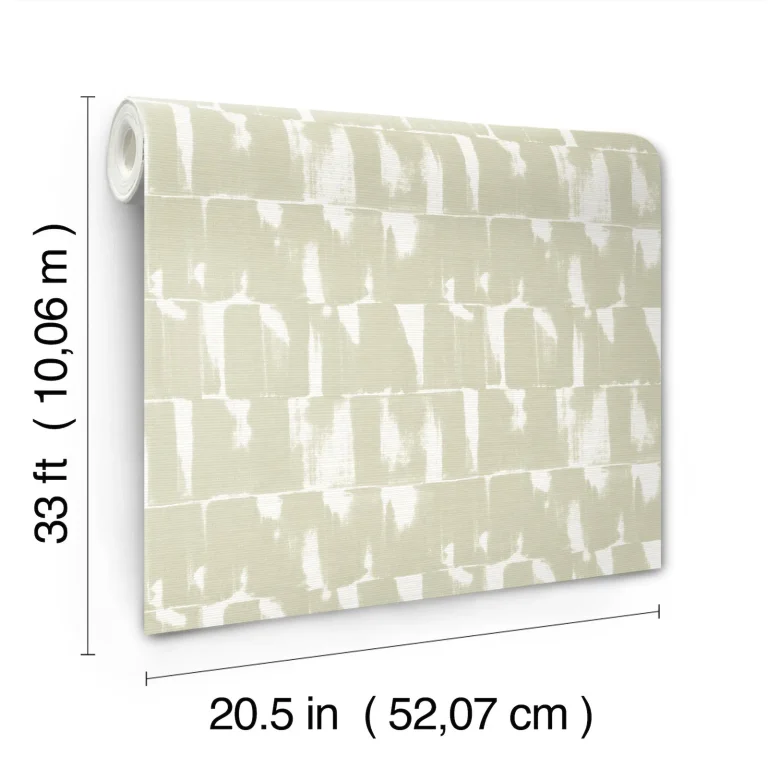 Bancroft Artistic Stripe Wallpaper - Sage — Ảnh 6