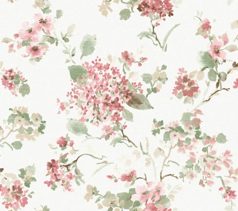 Veiled Garden Floral Wallpaper - Pink — Ảnh 6