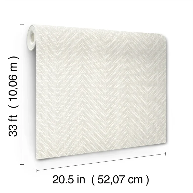 Glynn Chevron Wallpaper - Silver — Ảnh 2