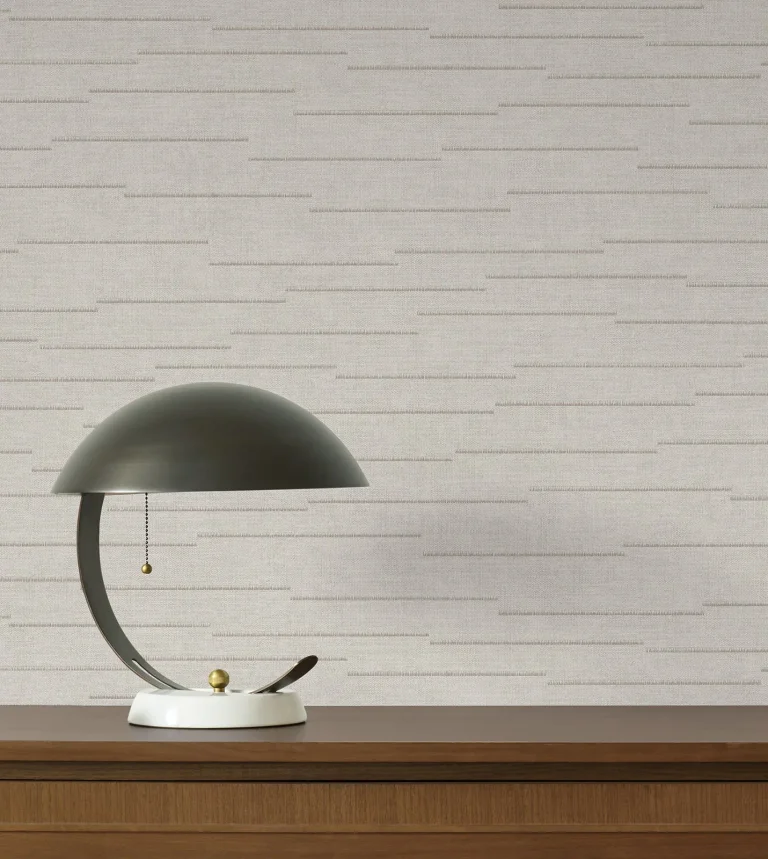 Latitude Striated Wallpaper - Eggshell — Ảnh 5